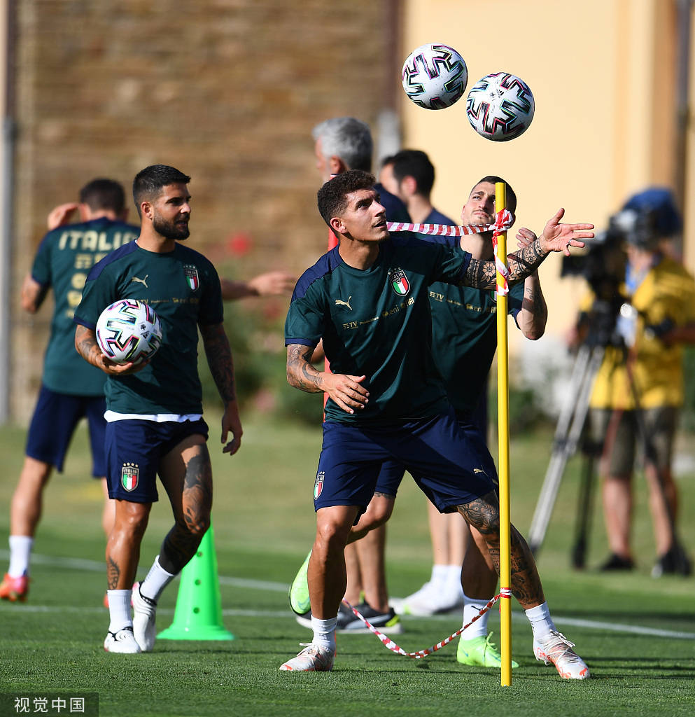 意大利足坛球员的训练日常曝光